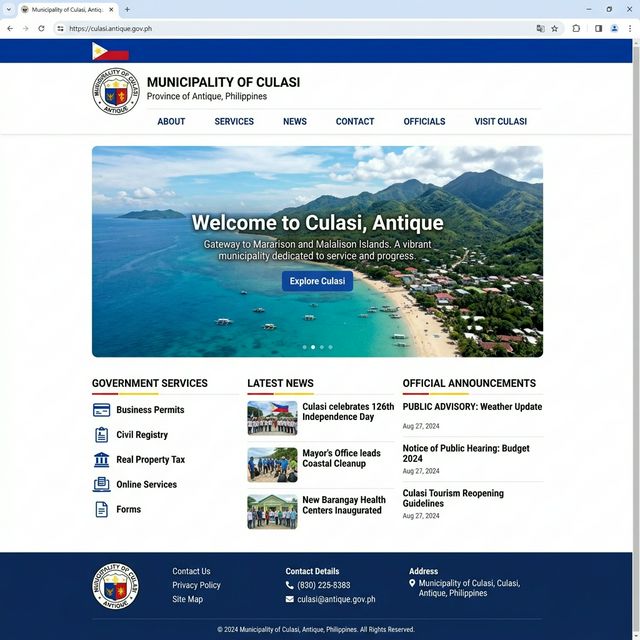 Municipality of Culasi website